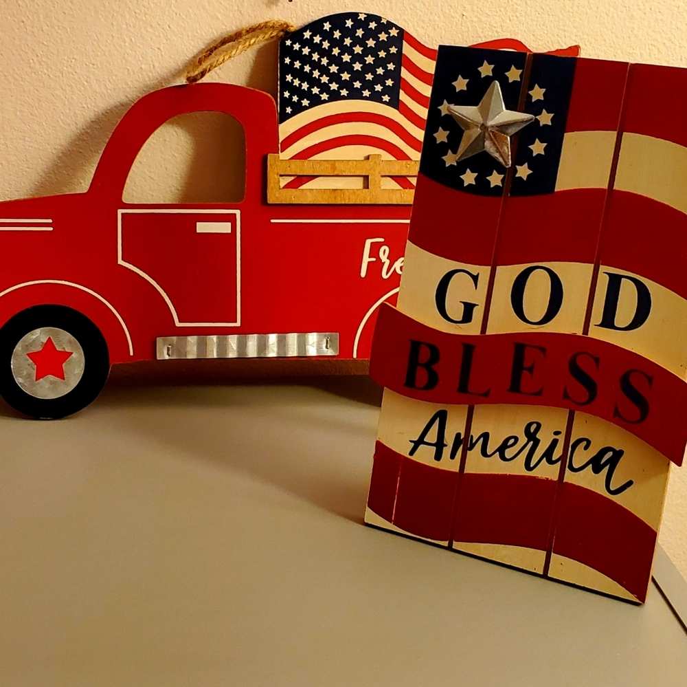 Lot of American Decor Great for 4th of July